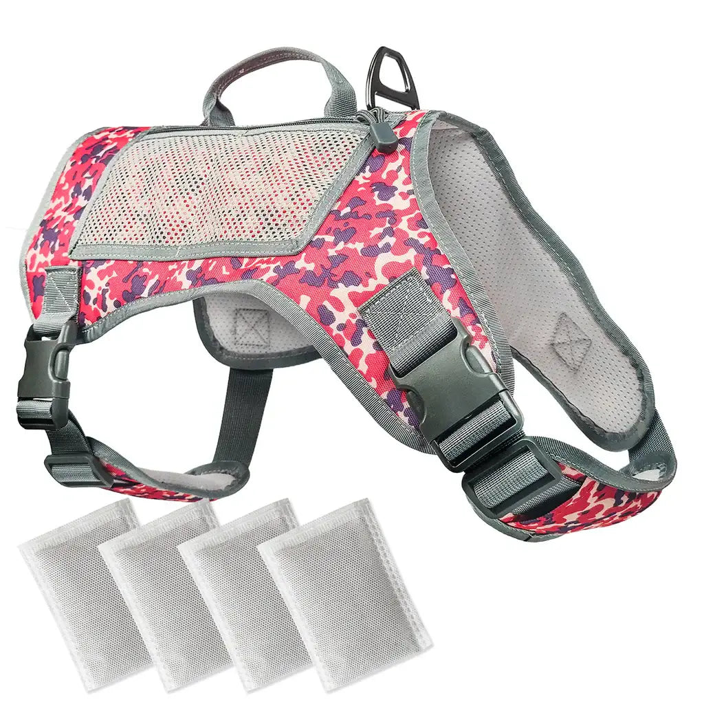 Tactical Dog Harness Comes with ZingZap Non-Toxic Bug Repellent Bag