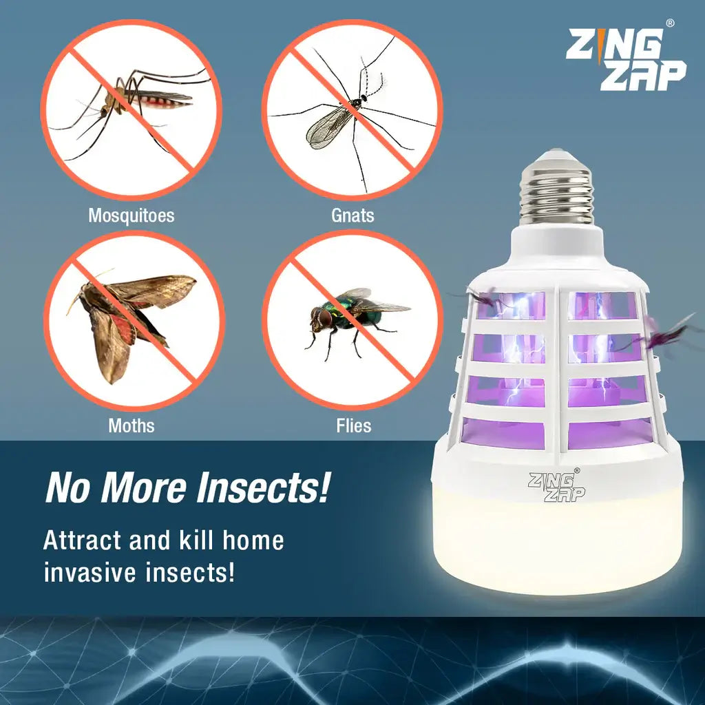 ZingZap Mosquito Zapper & Lamp Dual-Function for Indoor and Outdoor