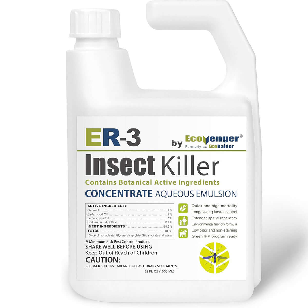 EcoVenger ER-3 Insect Killer Concentrate Professional 1 Liter/32 OZ