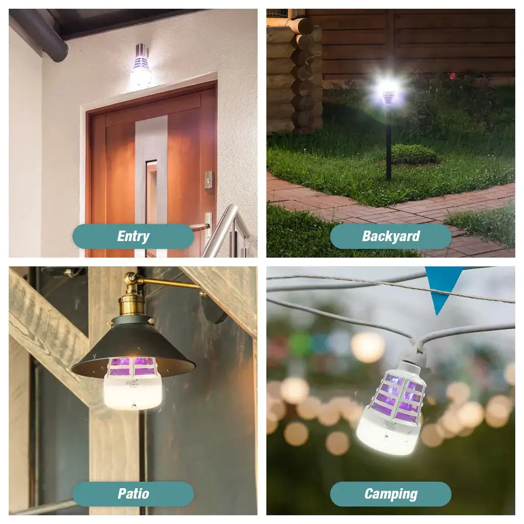 ZingZap Mosquito Zapper & Lamp Dual-Function for Indoor and Outdoor