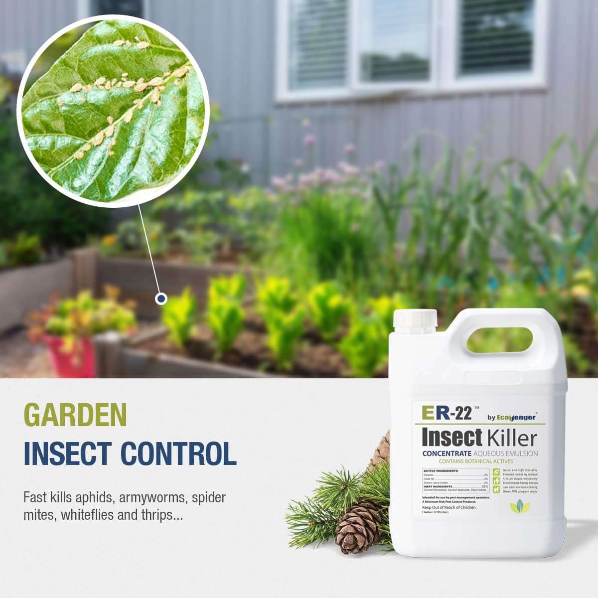 Ecovenger ER-22 Insect Killer Concentrate Bed Bug Killer 1 GL