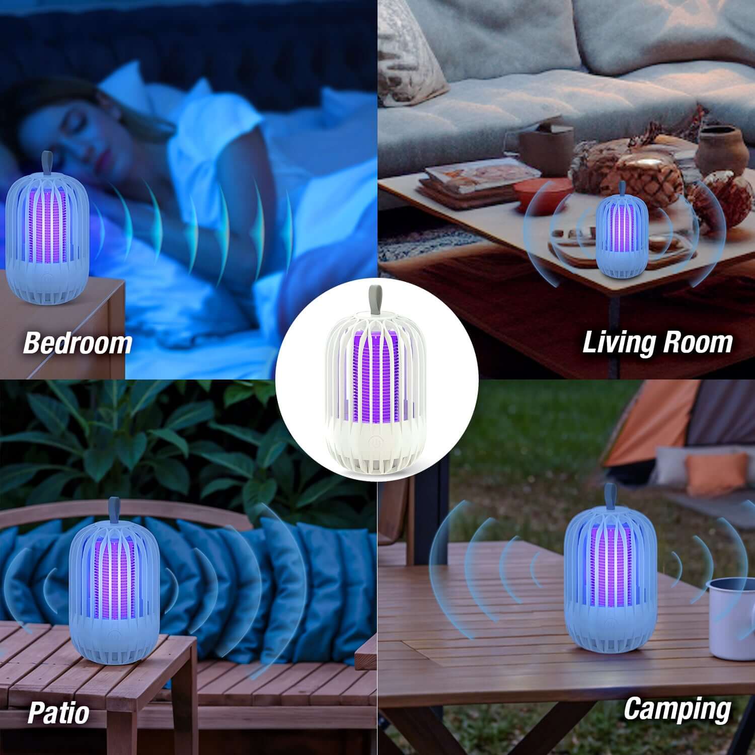 ZingZap Portable Dual-Function Mosquito Zapper