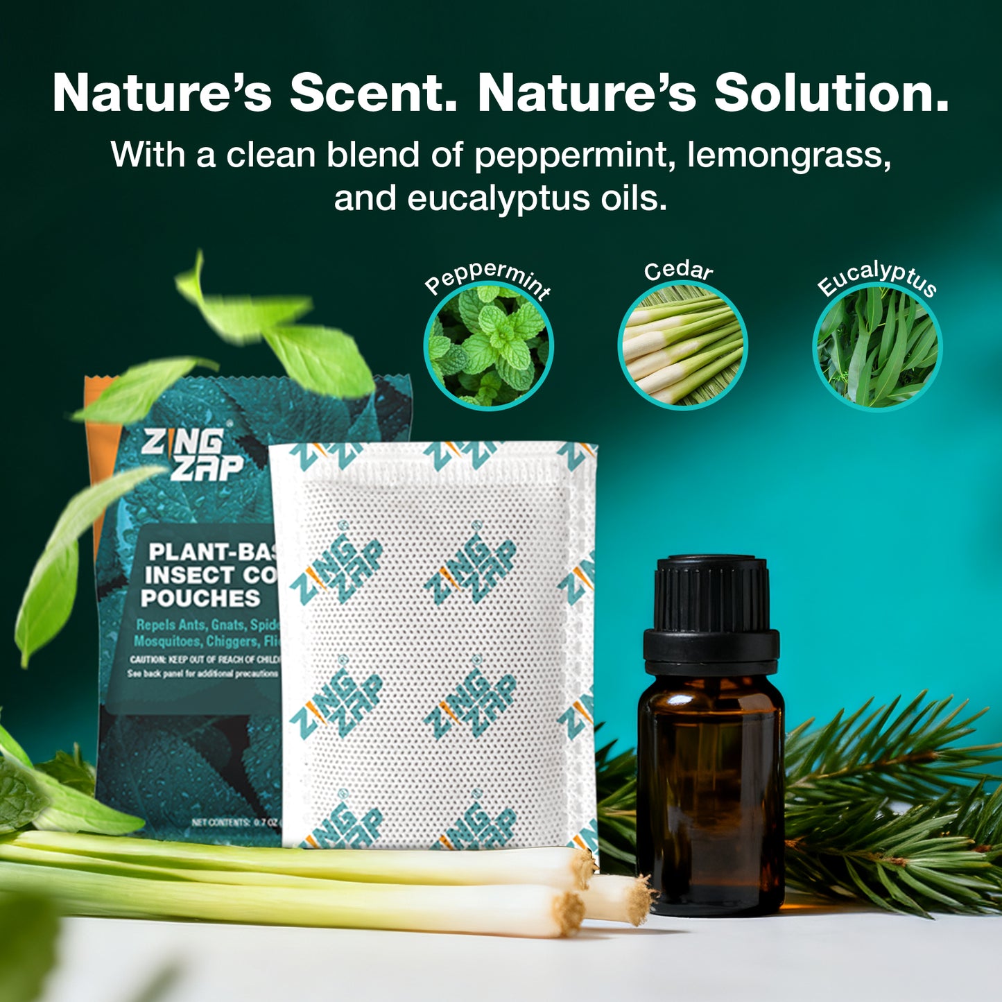 ZingZap Aromatic Sachet Natural Pest Repellent 16 pk Peppermint