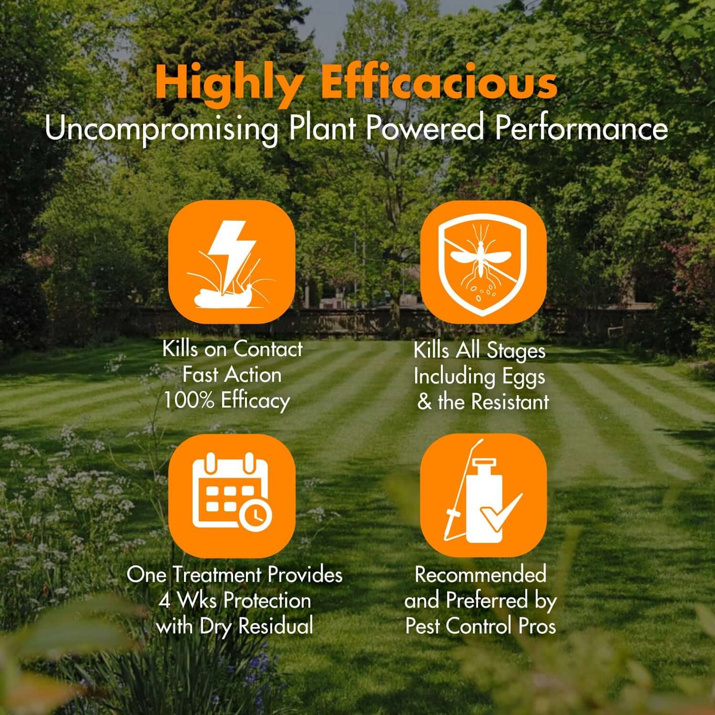 Advertisement for plant-powered pest control