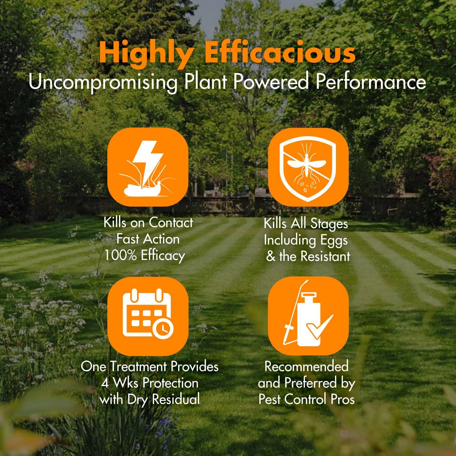 Advertisement for plant-powered pest control