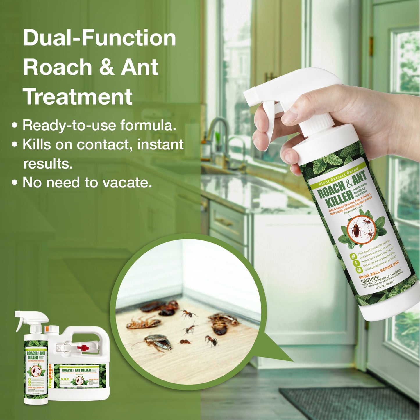 Roach Killer & Repellent Remote Spray 64 oz