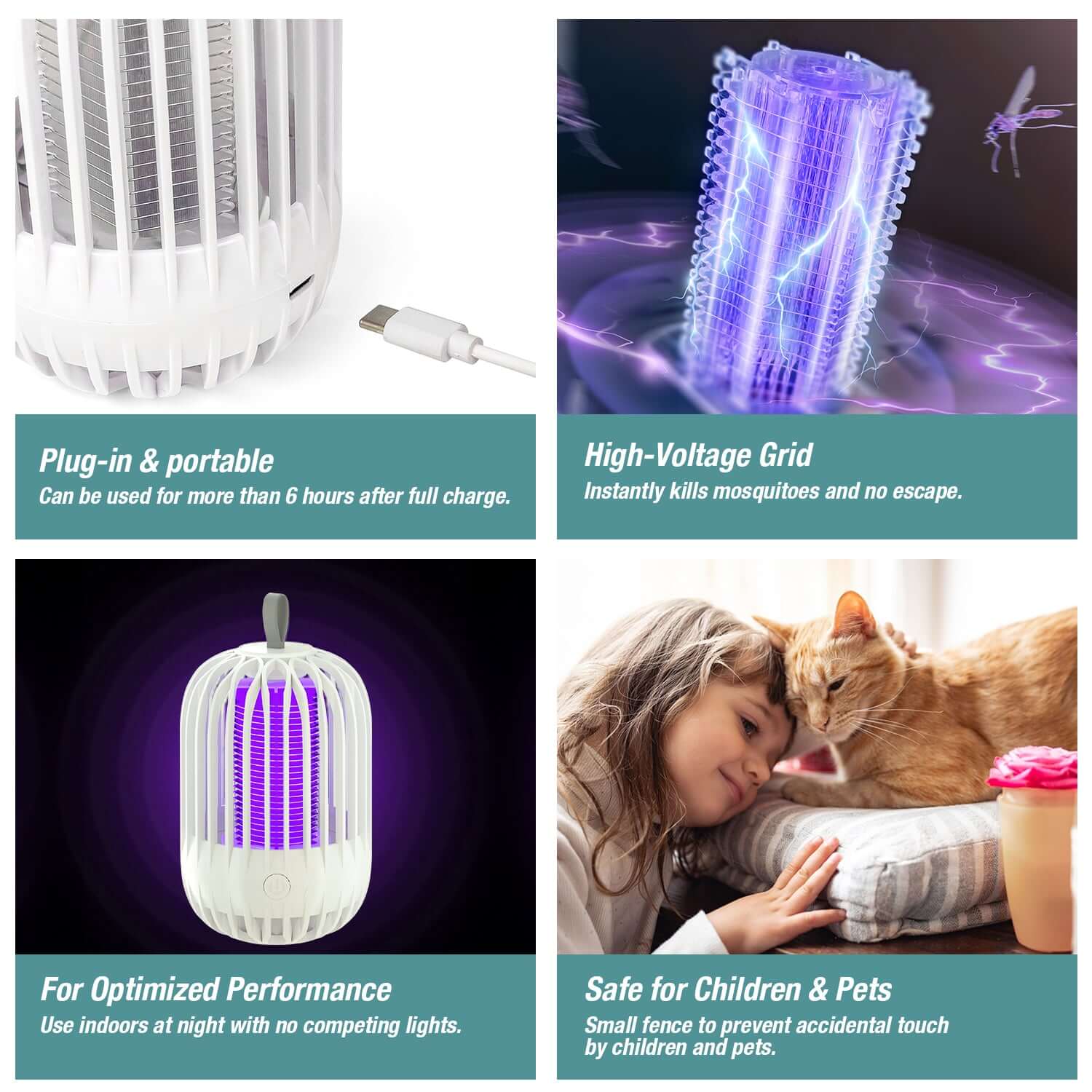 Mosquito killer lamp