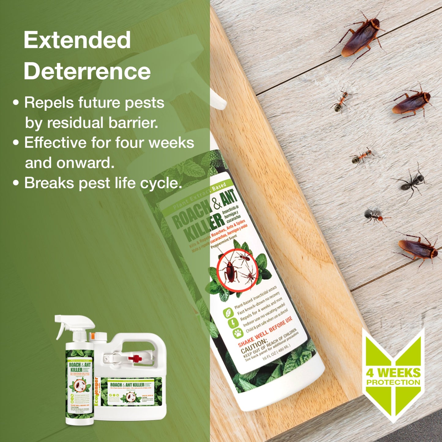 Roach Killer & Repellent Remote Spray 64 oz