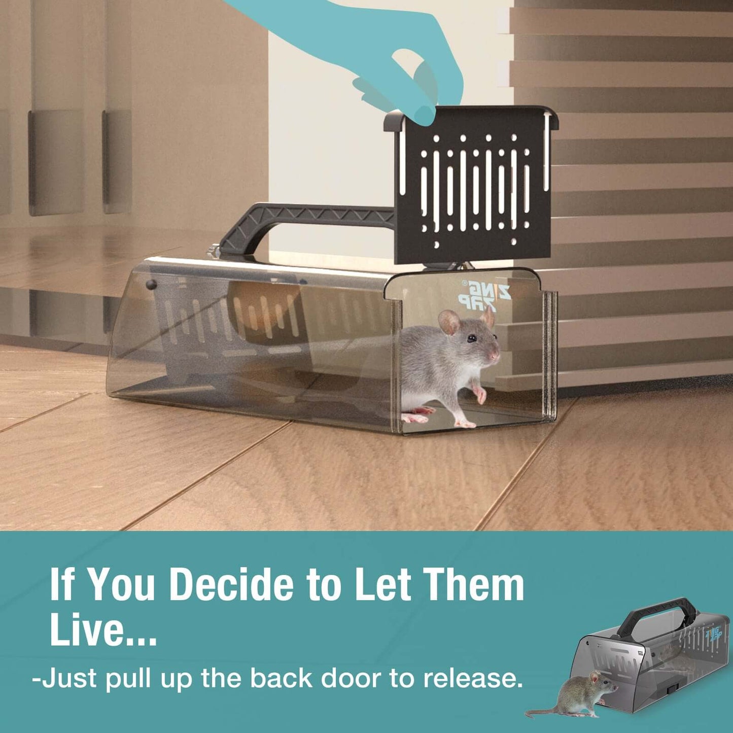 Ecovenger Humane Mouse Trap Cage for Indoor & Outdoor