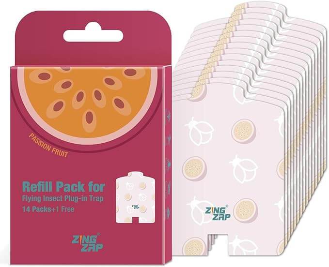 ZingZap Plug-in Flying Insect Trap Card Refill Multiple Scents