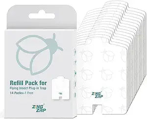 ZingZap Plug-in Flying Insect Trap Card Refill Multiple Scents