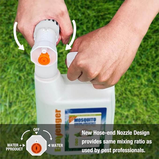 Ecovenger 3-in-1 Mosquito Killer & Repellent 32 OZ with Hose Sprayer