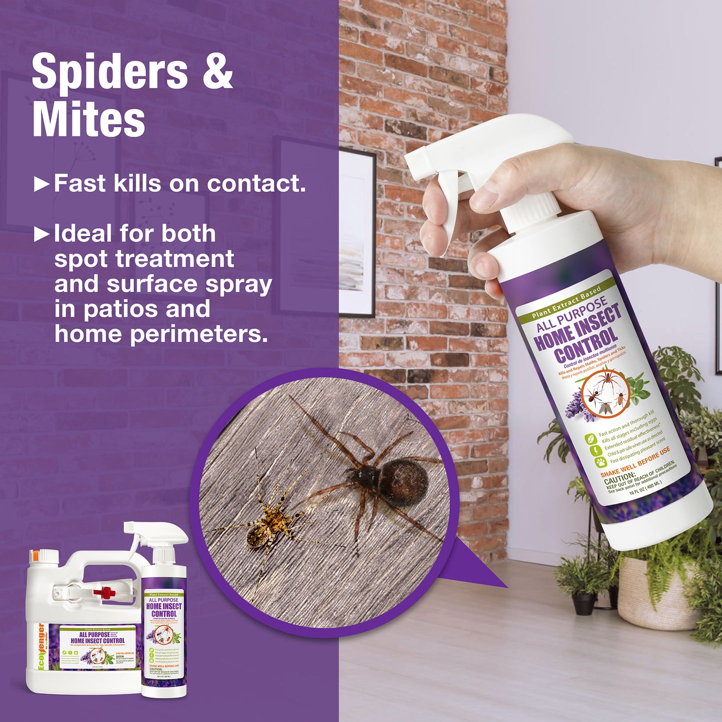 Home Insect Control All Purpose Remote Spray 64 oz