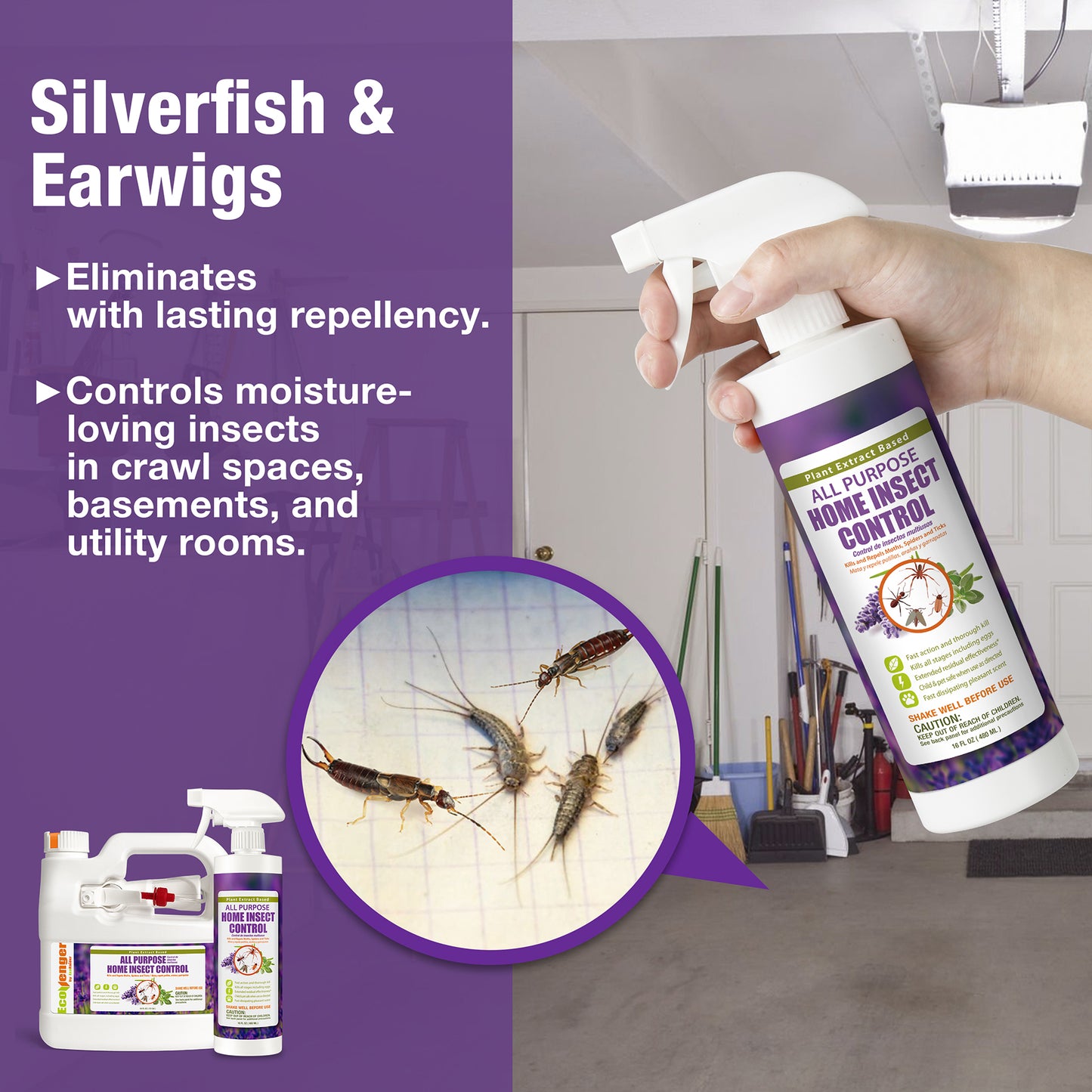 Home Insect Control All Purpose Remote Spray 64 oz