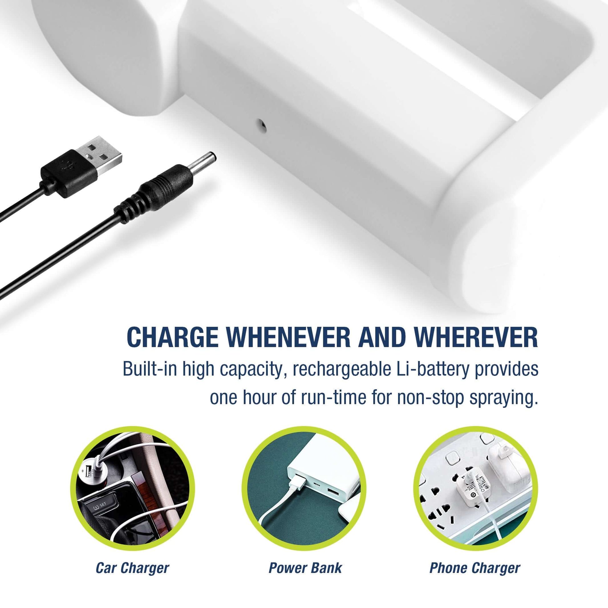 Ecovenger Cordless Pistol ULV Mist Sprayer