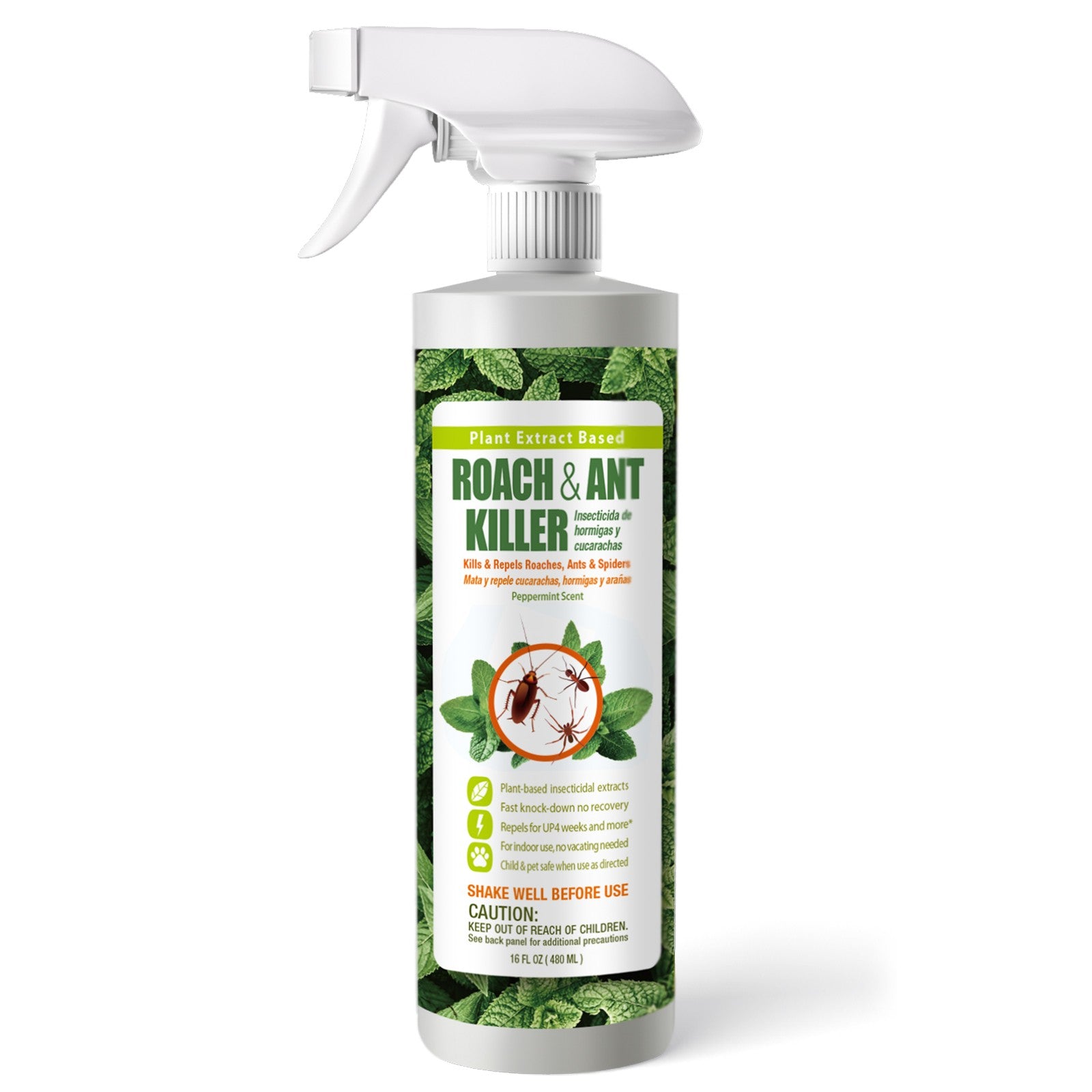 indoor plant bug killer spray EcoVenger Roach Killer and Repellent Spray 16 oz