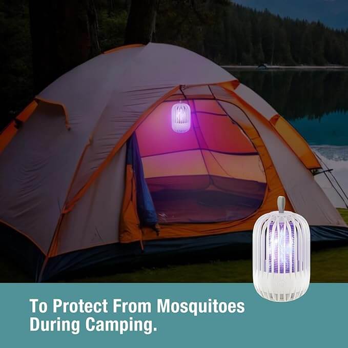 ZingZap Mosquito Zapper & Lamp Dual-Function for Anywhere