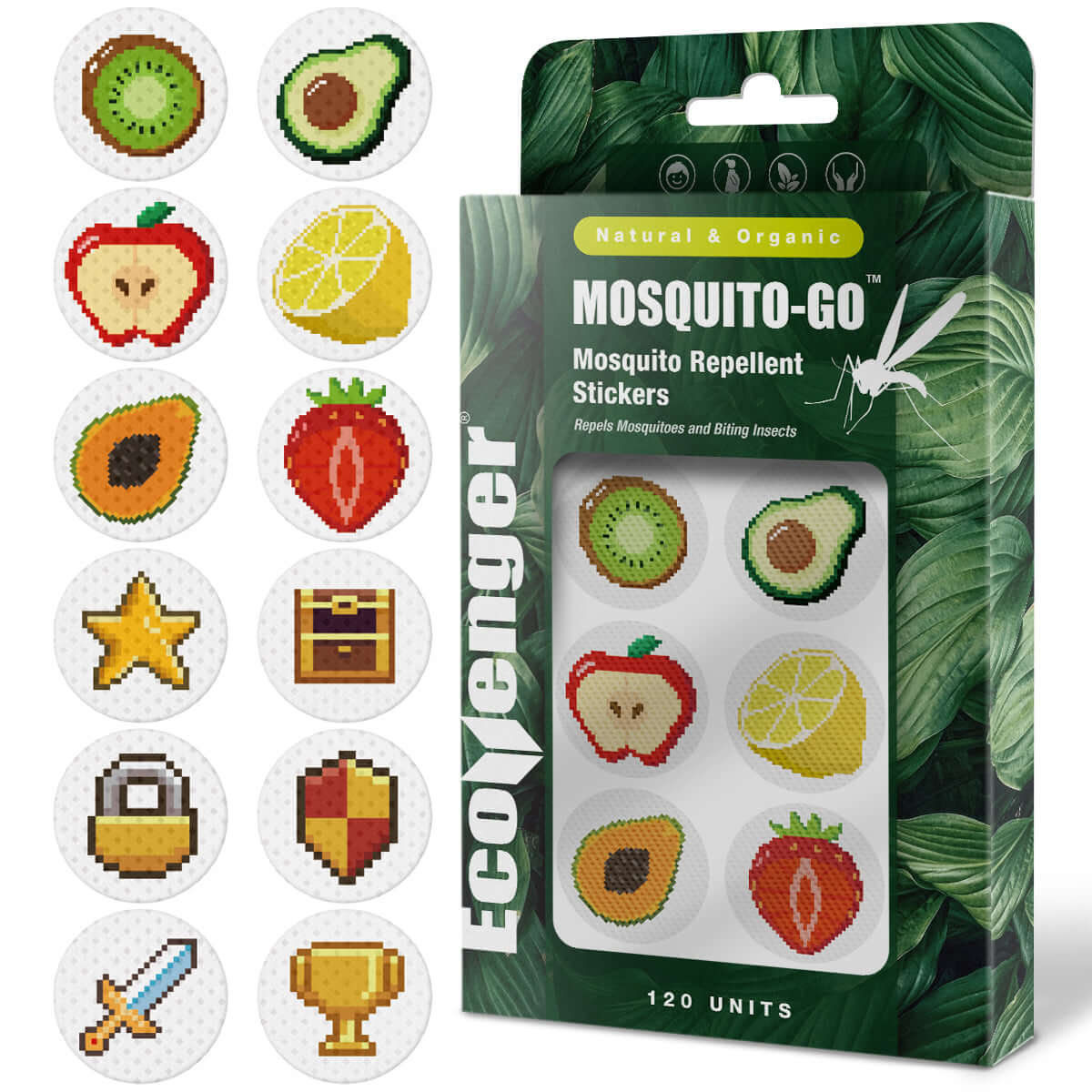 EcoVenger Mosquito Repellent Stickers 120-Unit