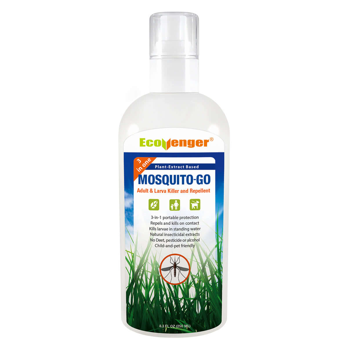 Ecovenger Mosquito Spray Triple-Action 8 oz