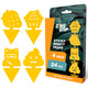 ZingZap Sticky Insect Traps with Novelty Emoji 24-Pack