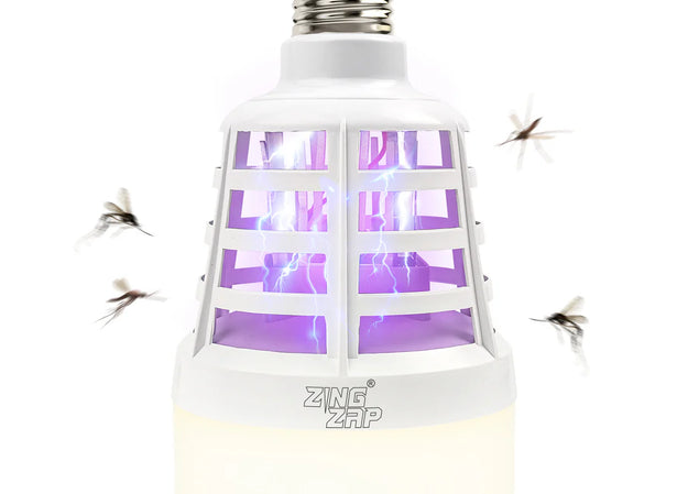 Dual-Function LED Light Bulb & Mosquito Zapper