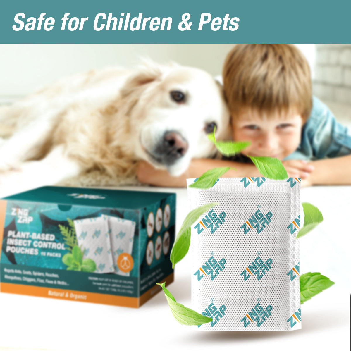 16-Pack Plant-Based Insect Control Pouches