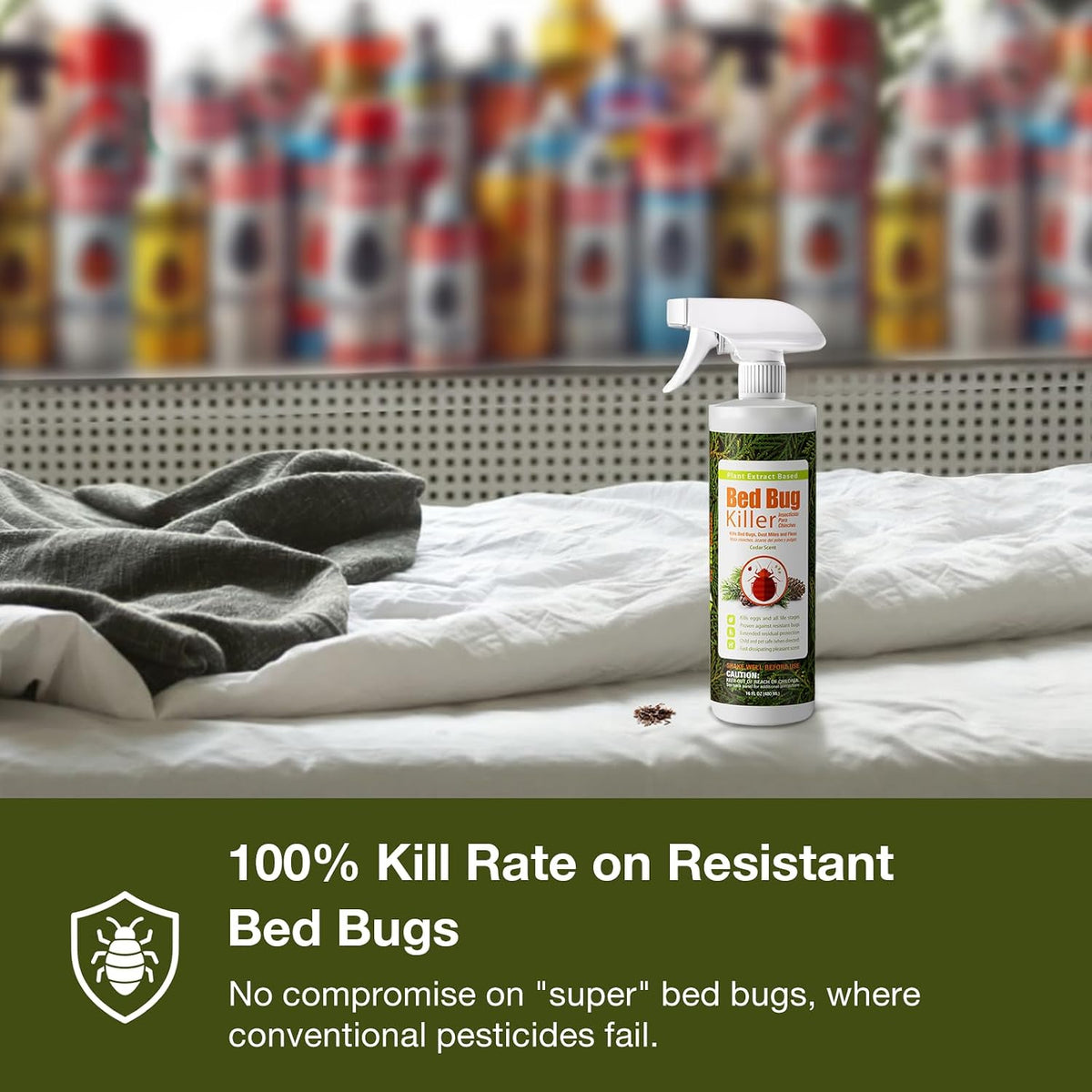Bed Bug Killer Refill Whole House Treatment 1 Gal