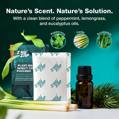 ZingZap Aromatic Sachet Natural Pest Repellent 16 pk Peppermint