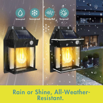 Ecovenger Solar Powered Motion-Sensor Wall Lamp