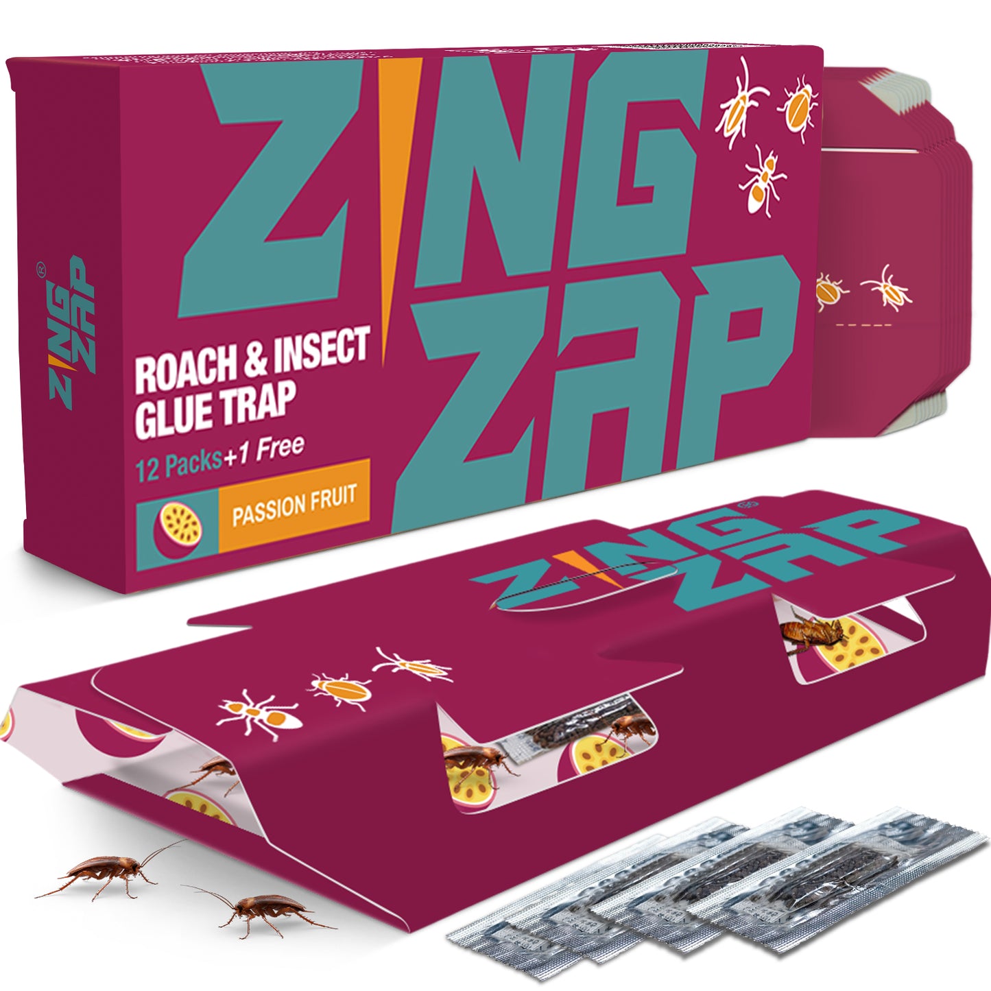 ZingZap Roach Glue Trap 13 Pack