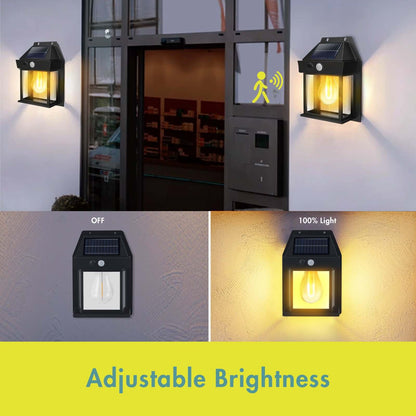 Ecovenger Solar Powered Motion-Sensor Wall Lamp
