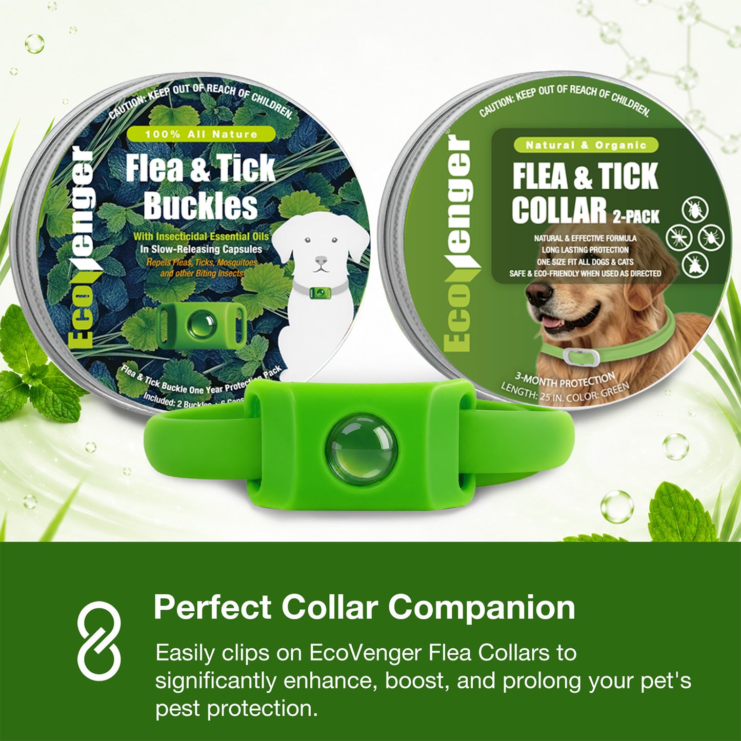 Flea & Tick Buckles 2-Pack