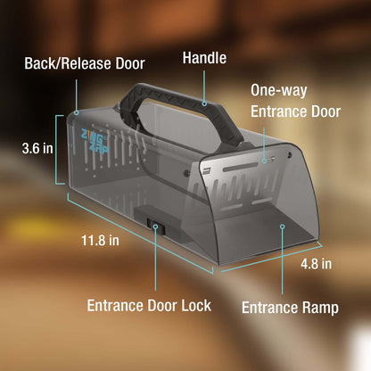 Ecovenger Humane Mouse Trap Cage for Indoor & Outdoor