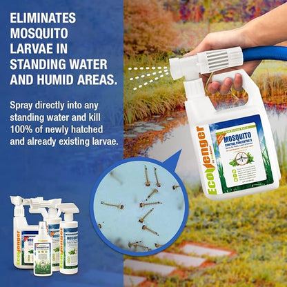 Ecovenger 3-in-1 Mosquito Killer & Repellent 32 OZ with Hose Sprayer