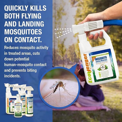 Ecovenger 3-in-1 Mosquito Killer & Repellent 32 OZ with Hose Sprayer