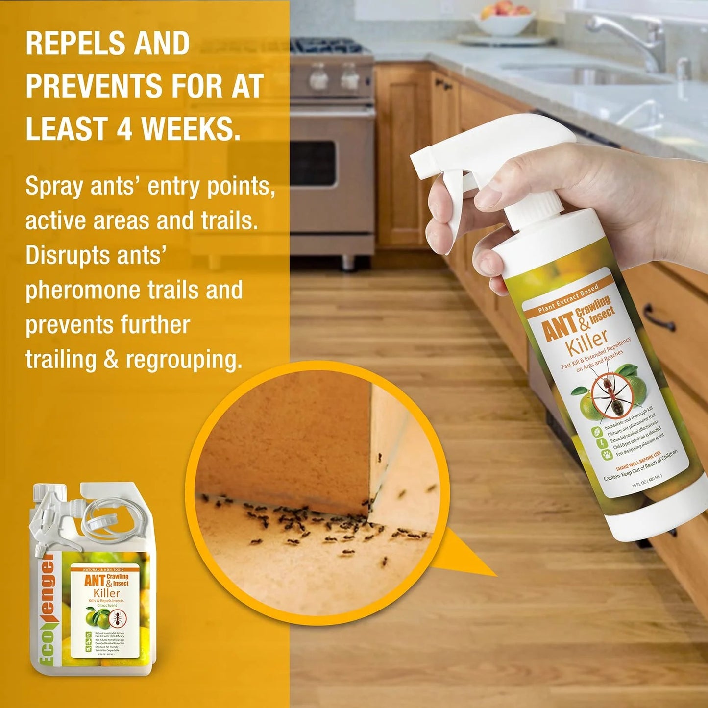 Ant & Crawling Insect Killer Remote Spray 64 oz