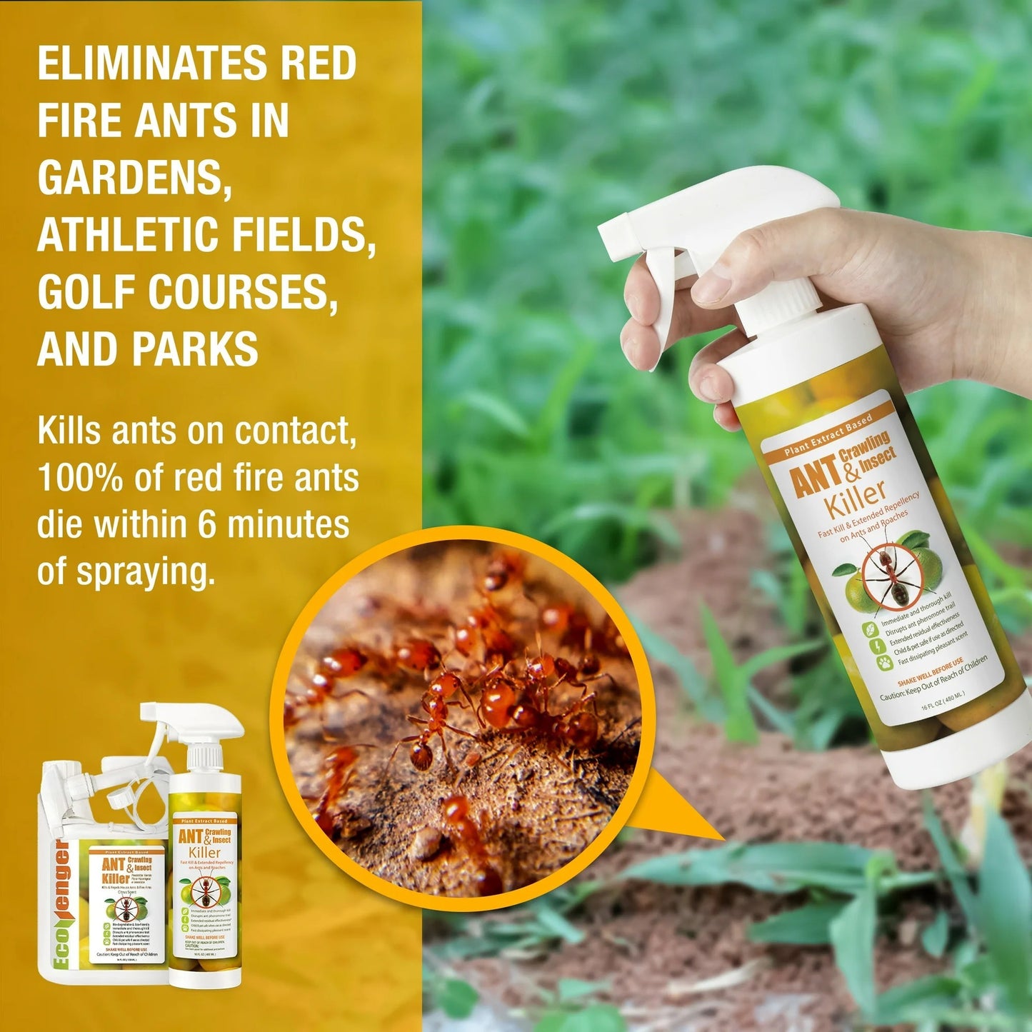Ant & Crawling Insect Killer Remote Spray 64 oz