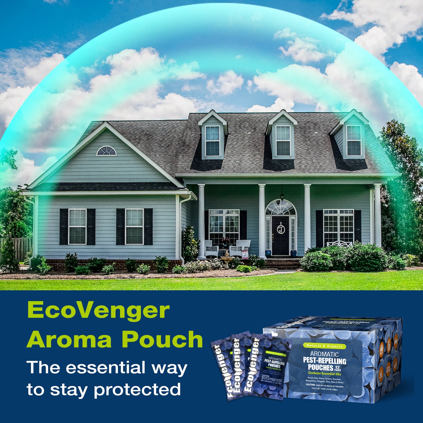 Repellent Pouch Natural Aromatic Sachet 12-Pack