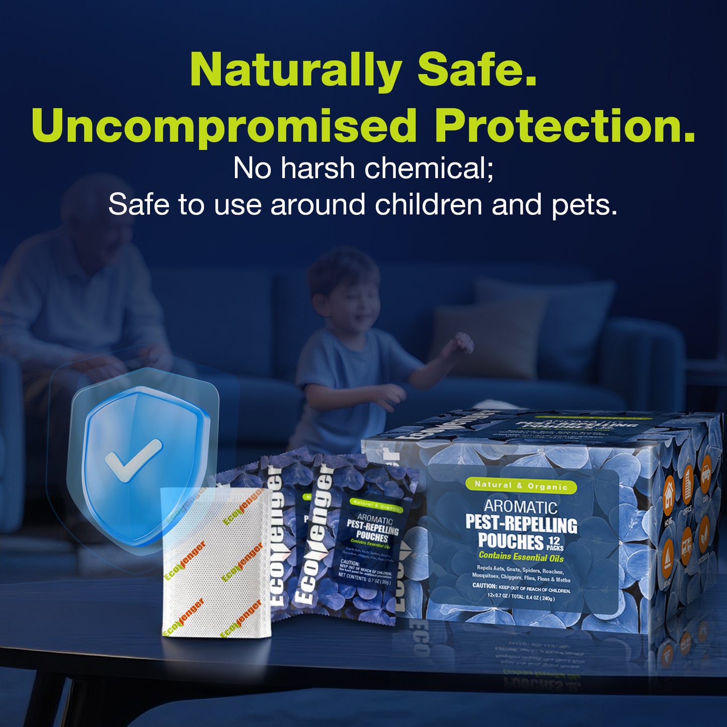 Repellent Pouch Natural Aromatic Sachet 12-Pack