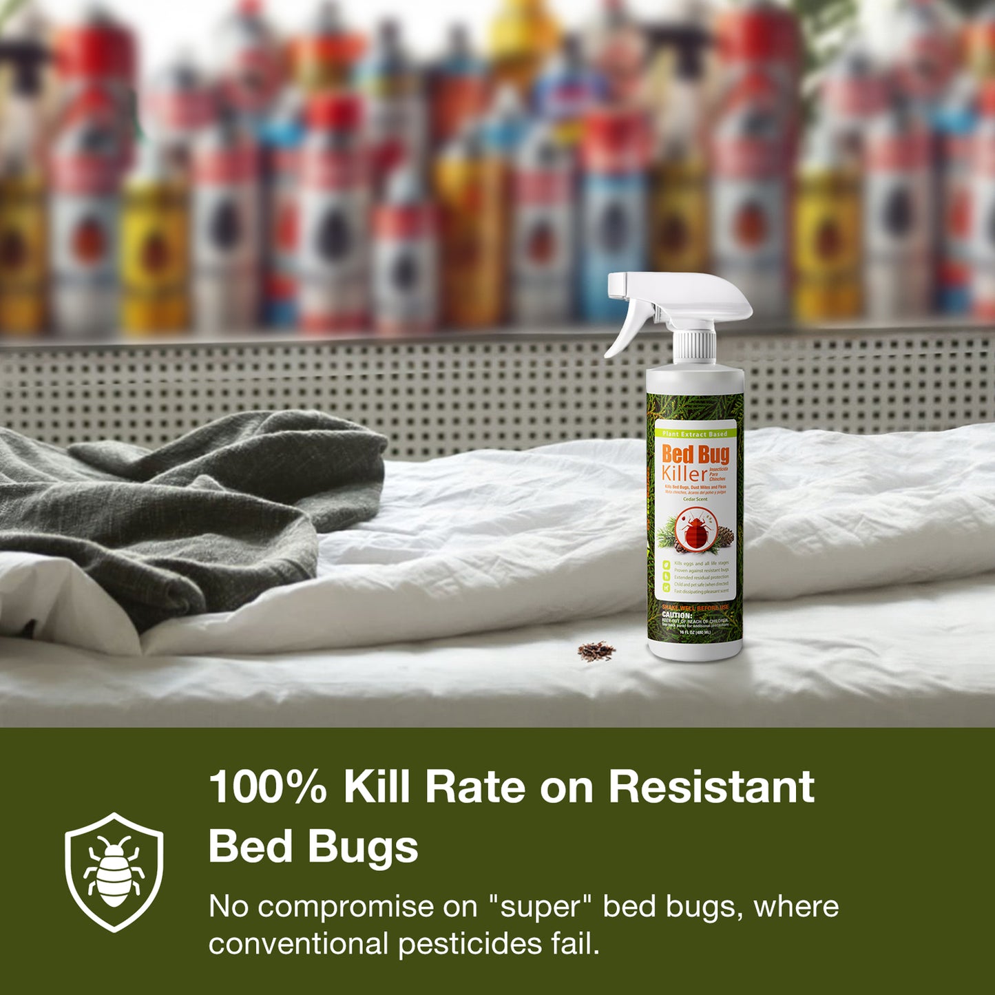 Bed Bug Killer Spray 16 oz x 20 Case
