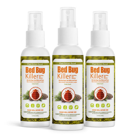 Bed Bug Killer Spray 3 oz 6-Pack Travel Size TSA Approved