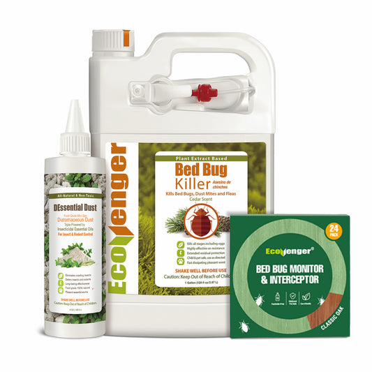 Ecovenger Bed Bug Killer 1 Gallon & DEssential Dust suits