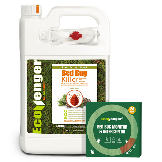 Bed Bug Killer 1 Gal Remote Sprayer and Monitor Trap 24 Pack Bundle