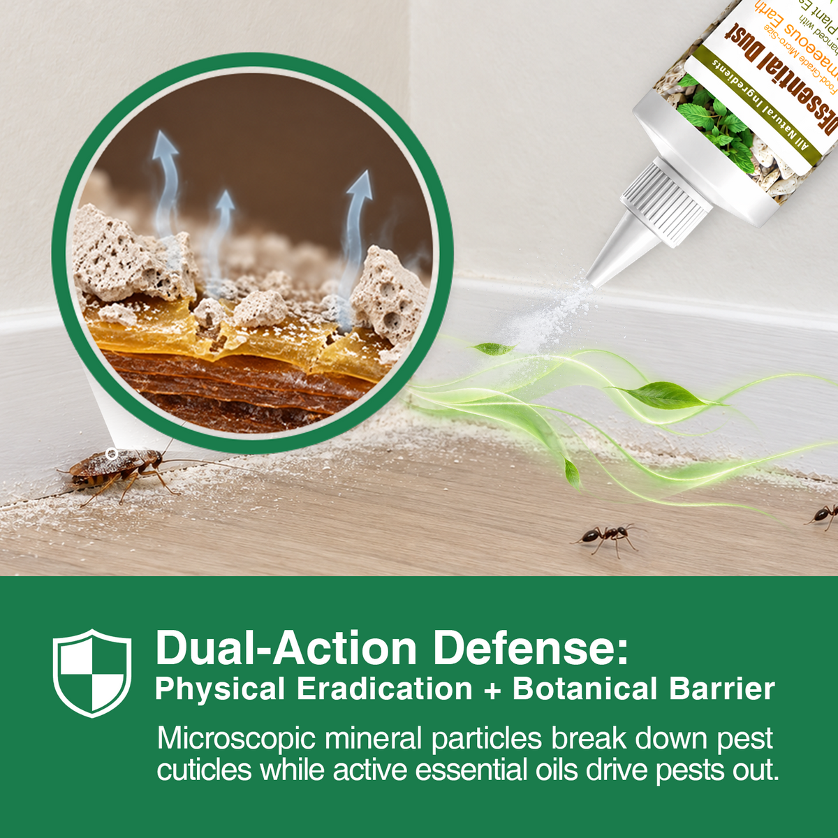 DEssential Dust Food Grade for Bed Bugs and Other Crawling Insect Control