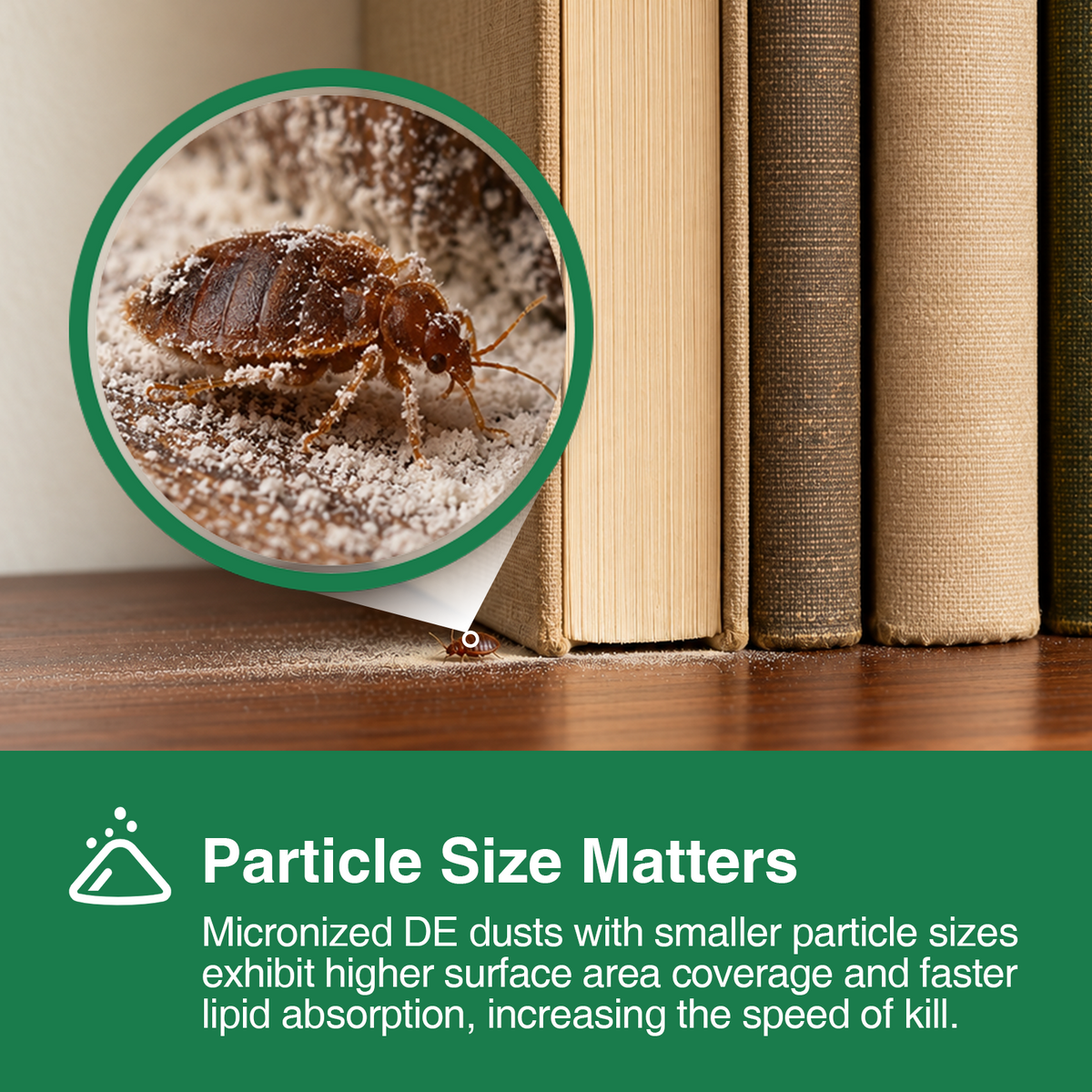 DEssential Dust Food Grade for Bed Bugs and Other Crawling Insect Control