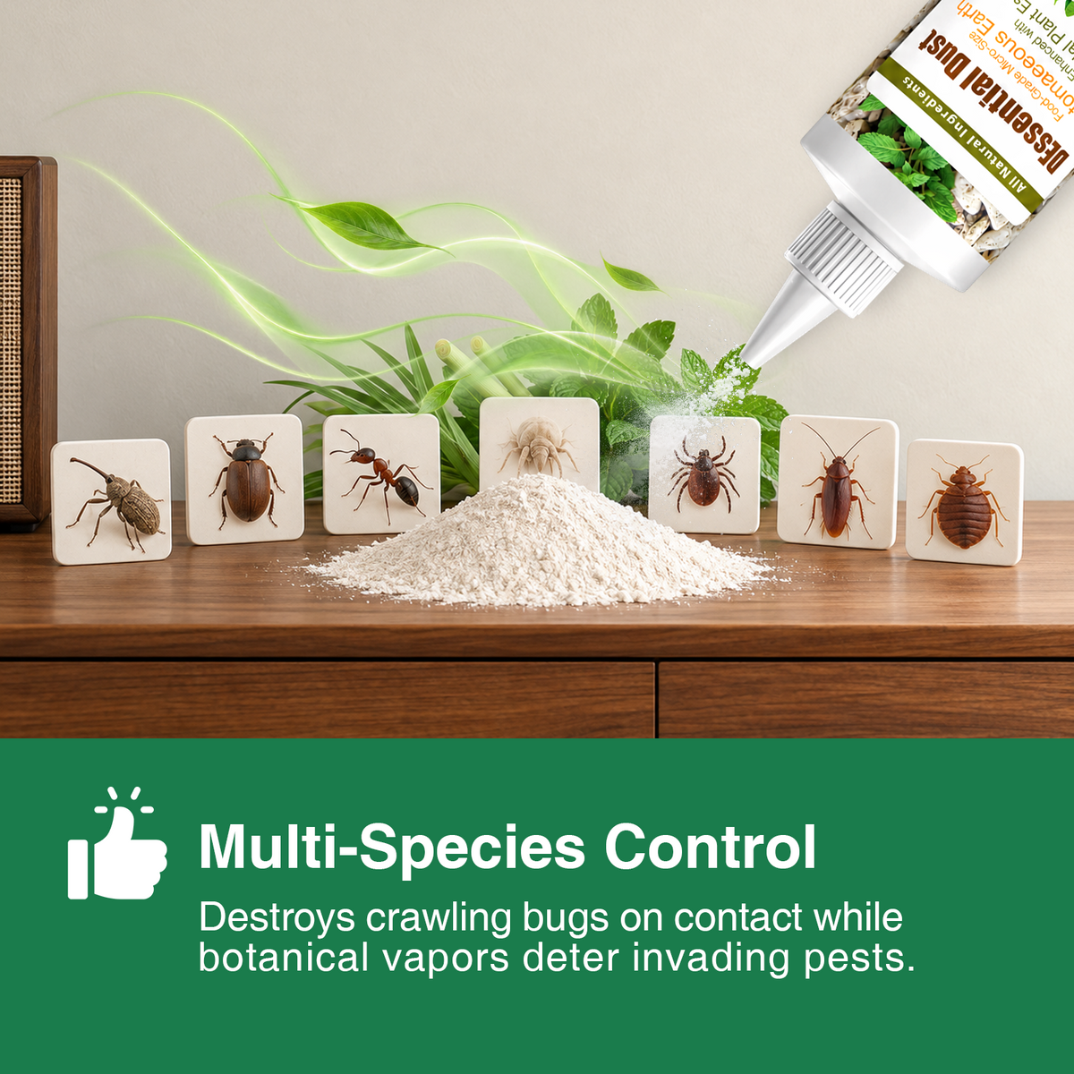 DEssential Dust Food Grade for Bed Bugs and Other Crawling Insect Control