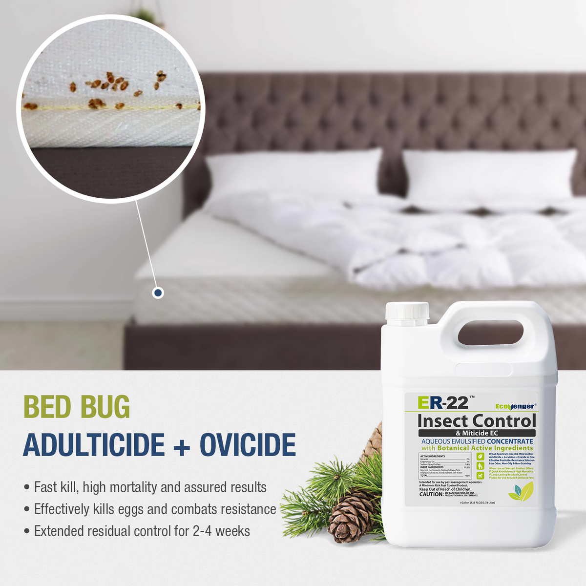 EcoVenger Pro ER-22 Insect Control Concentrate Professional Grade 1 Gal