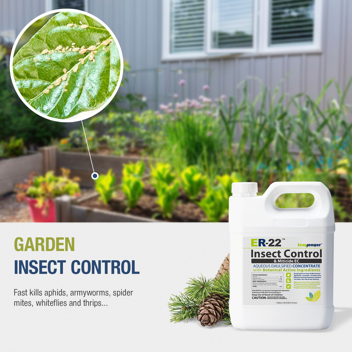 EcoVenger Pro ER-22 Insect Control Concentrate Professional Grade 1 Gal
