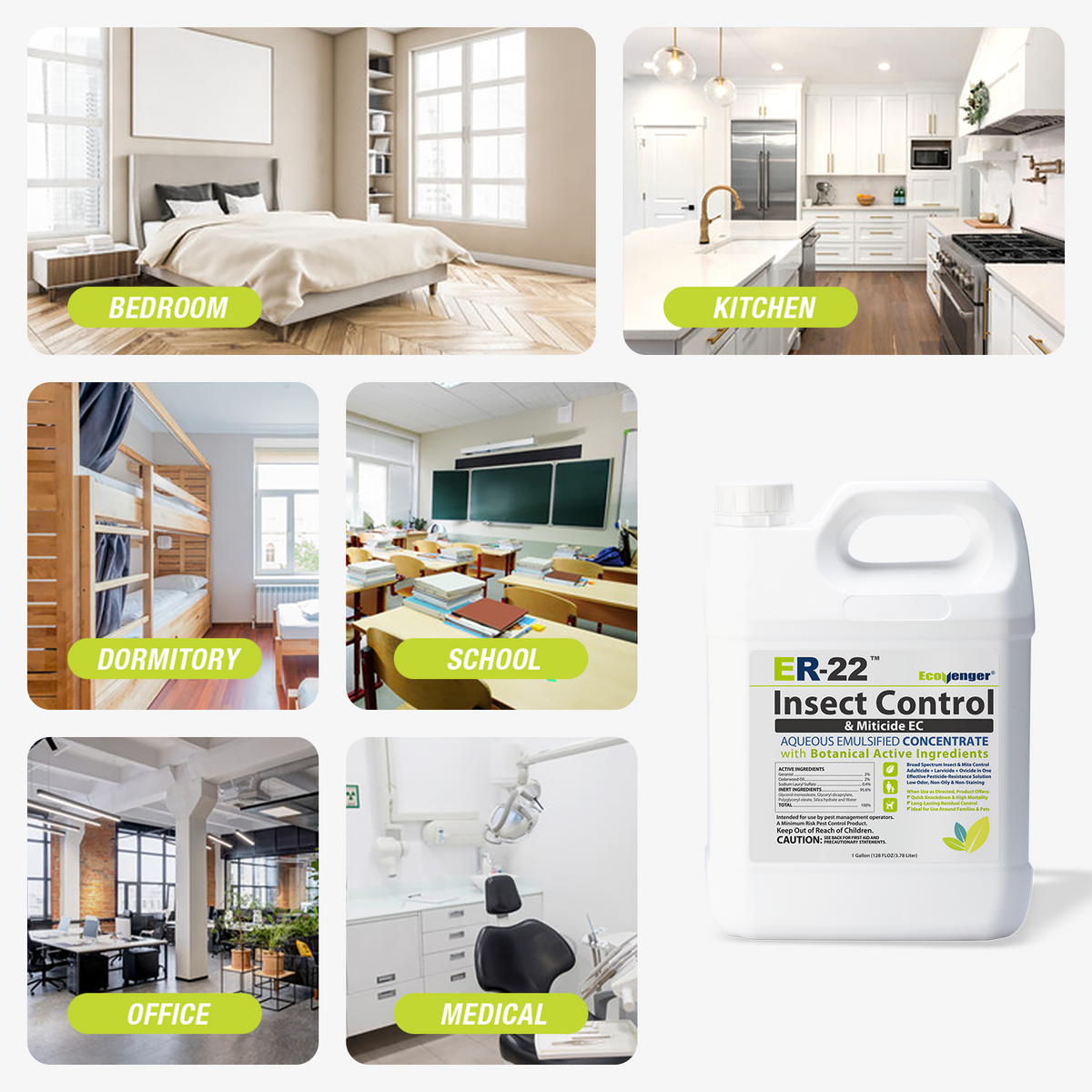 EcoVenger Pro ER-22 Insect Control Concentrate Professional Grade 1 Gal