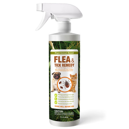 Flea & Tick Removal Spray 16 oz for Dogs and Cats